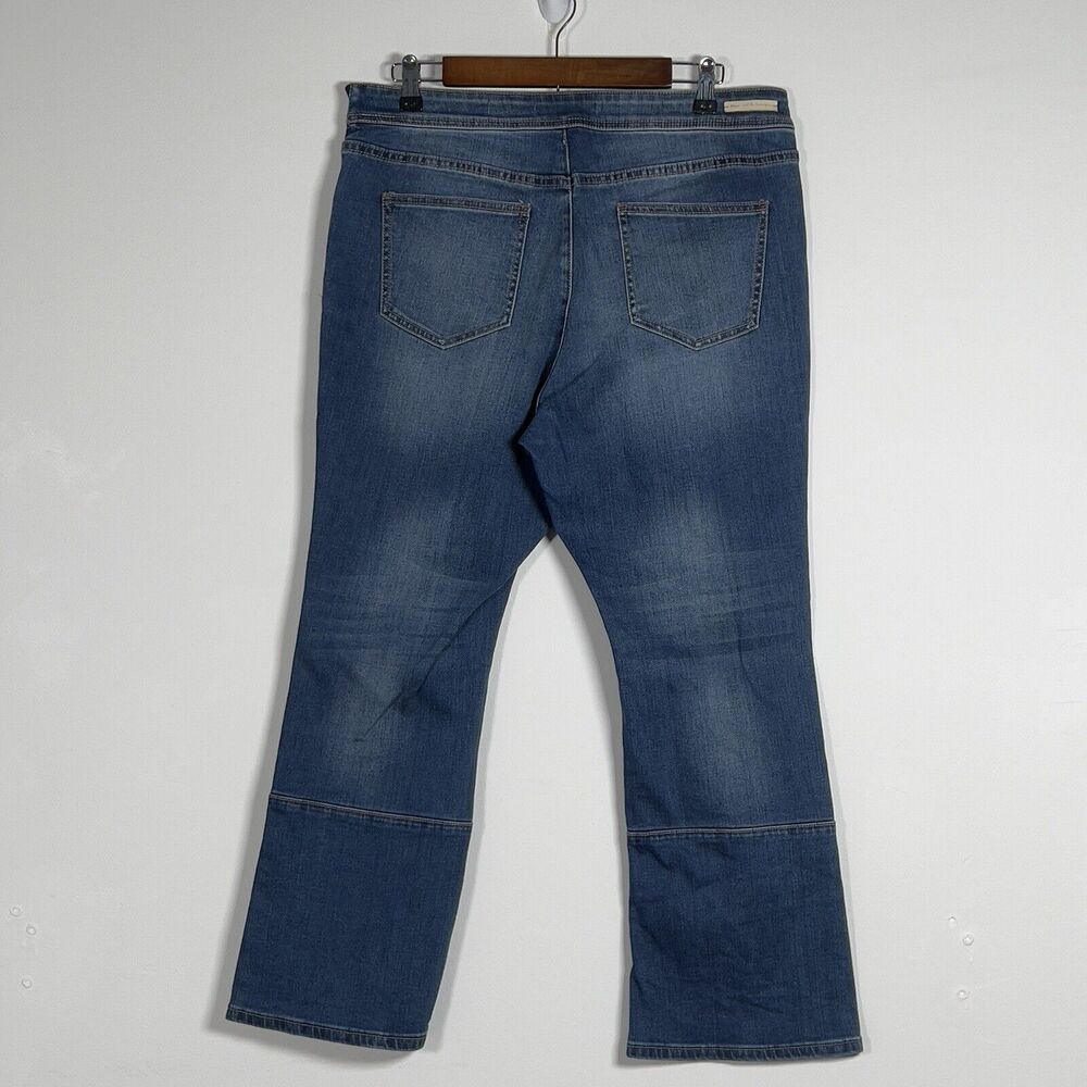 Anthropologie Pilcro Utility High Rise Cropped Bootcut Jeans Women Sz 32 - Picture 7 of 16